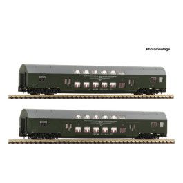 preorden Fleischmann 6260042 - Set 2 de 2 piezas: Coches de dos pisos, DR preorden Fleischmann 6260042 - Set 2 de 2 piezas: Coches de dos pisos, DR