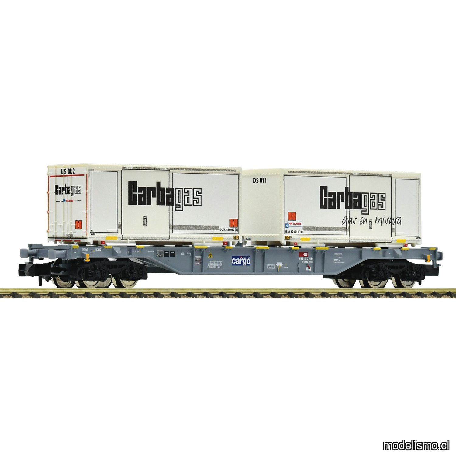 pre orderen Fleischmann 6660091 Containertragwagen, SBB Cargo