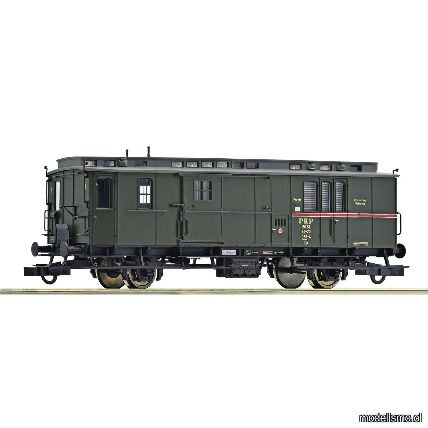 pre orderen Roco 6200196 Vagón de correo y de equipajes, PKP pre orderen Roco 6200196 Vagón de correo y de equipajes, PKP