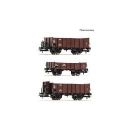 pre orderen Roco 6600250 Set de 3 piezas: Vagones de mercancías abiertos, ÖBB pre orderen Roco 6600250 Set de 3 piezas: Vagones de mercancías abiertos, ÖBB