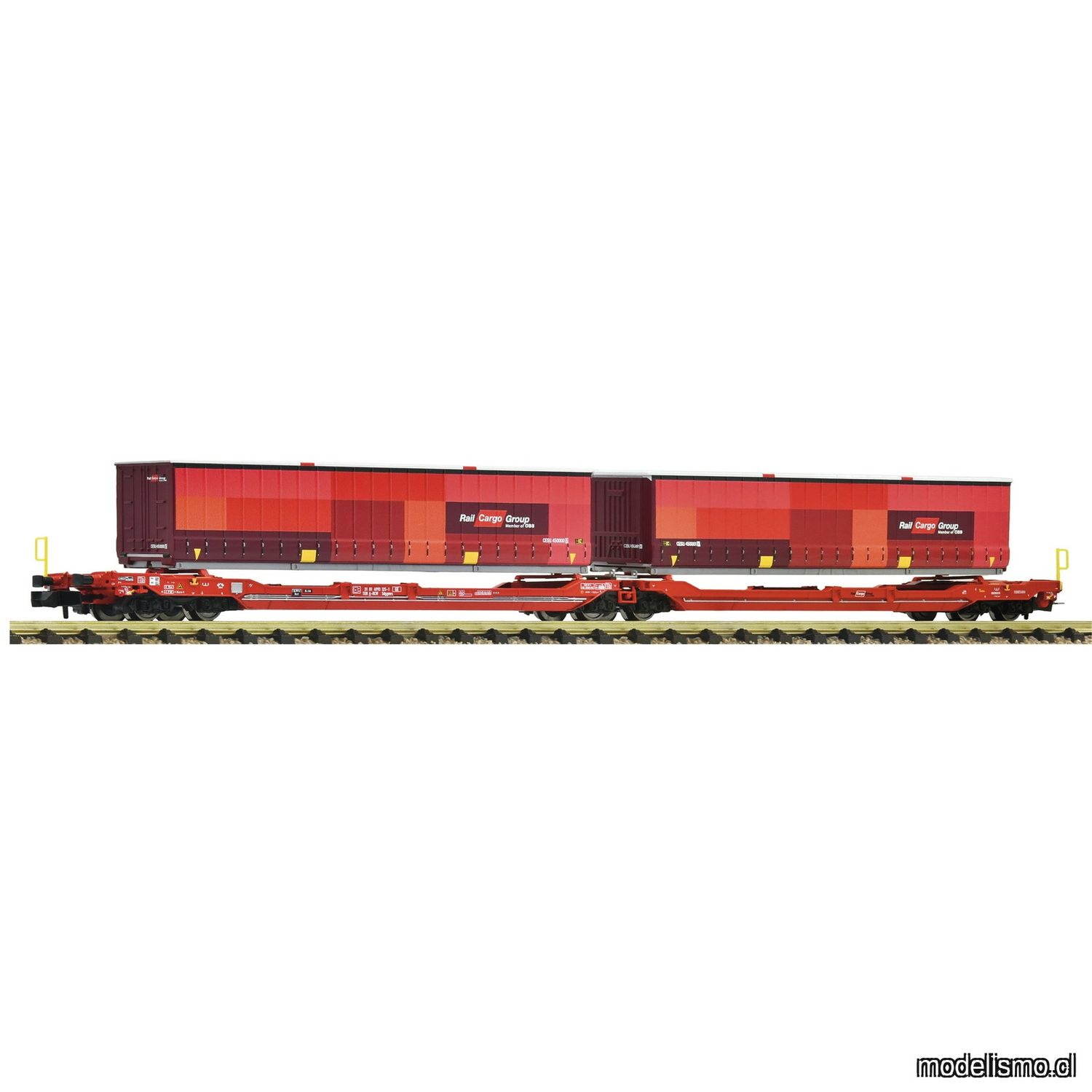 pre orderen Fleischmann 6660133 Vagón canguro articulado T3000e, ÖBB/RCW pre orderen Fleischmann 6660133 Vagón canguro articulado T3000e, ÖBB/RCW