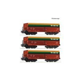 pre orderen Roco 6600218 Set de 3 piezas: Vagones de autodescarga, PMT pre orderen Roco 6600218 Set de 3 piezas: Vagones de autodescarga, PMT