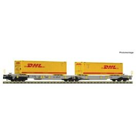 pre orderen Fleischmann 6660069 Vagón canguro doble articulado T2000, AAE pre orderen Fleischmann 6660069 Vagón canguro doble articulado T2000, AAE