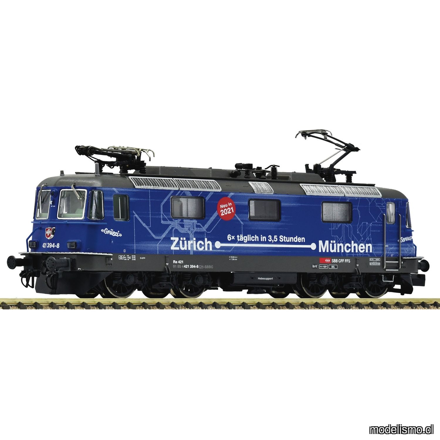 pre orderen Fleischmann 732405 Electric locomotive Re 421 394-8, SBB pre orderen Fleischmann 732405 Electric locomotive Re 421 394-8, SBB
