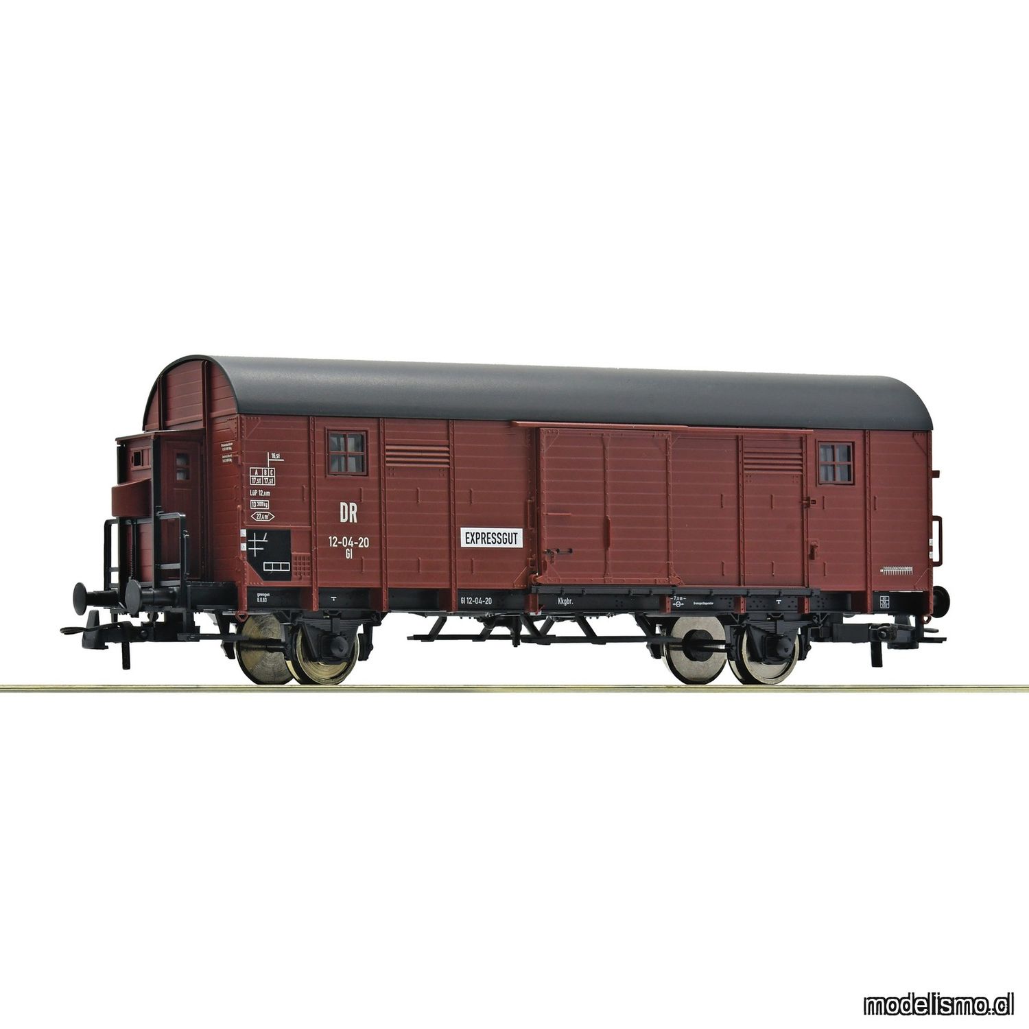 pre orderen Roco 6600262 Vagón de carga exprés, DR pre orderen Roco 6600262 Vagón de carga exprés, DR