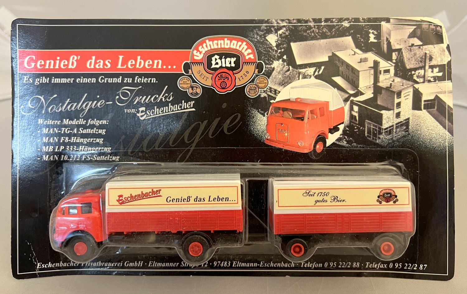 H0 1:87 Camión MAN Eschenbacher H0 1:87 Camión MAN Eschenbacher