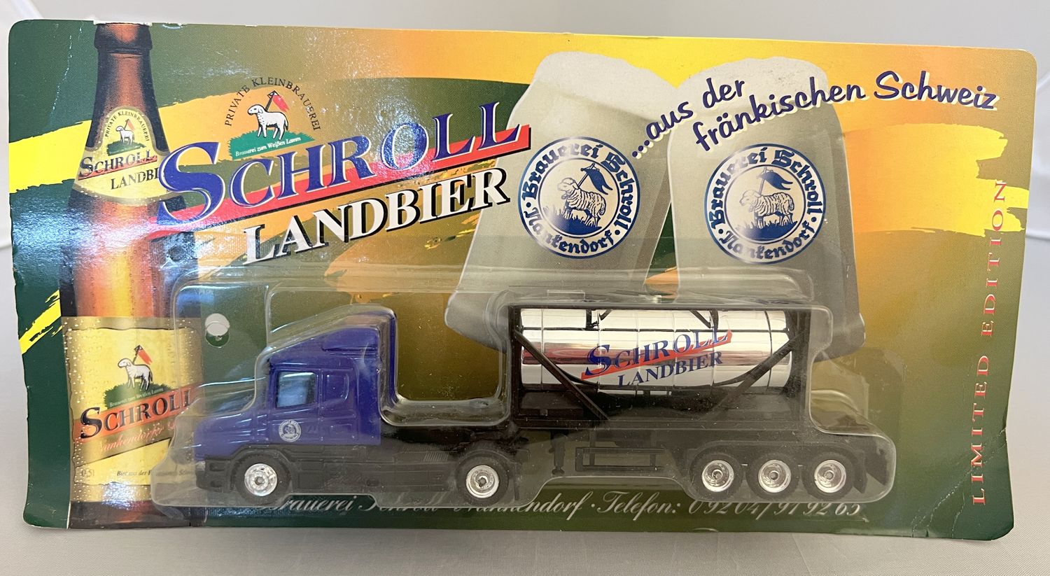 H0 1:87 Camión Scania Schroll Landbier
