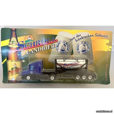 H0 1:87 Camión Scania Schroll Landbier H0 1:87 Camión Scania Schroll Landbier