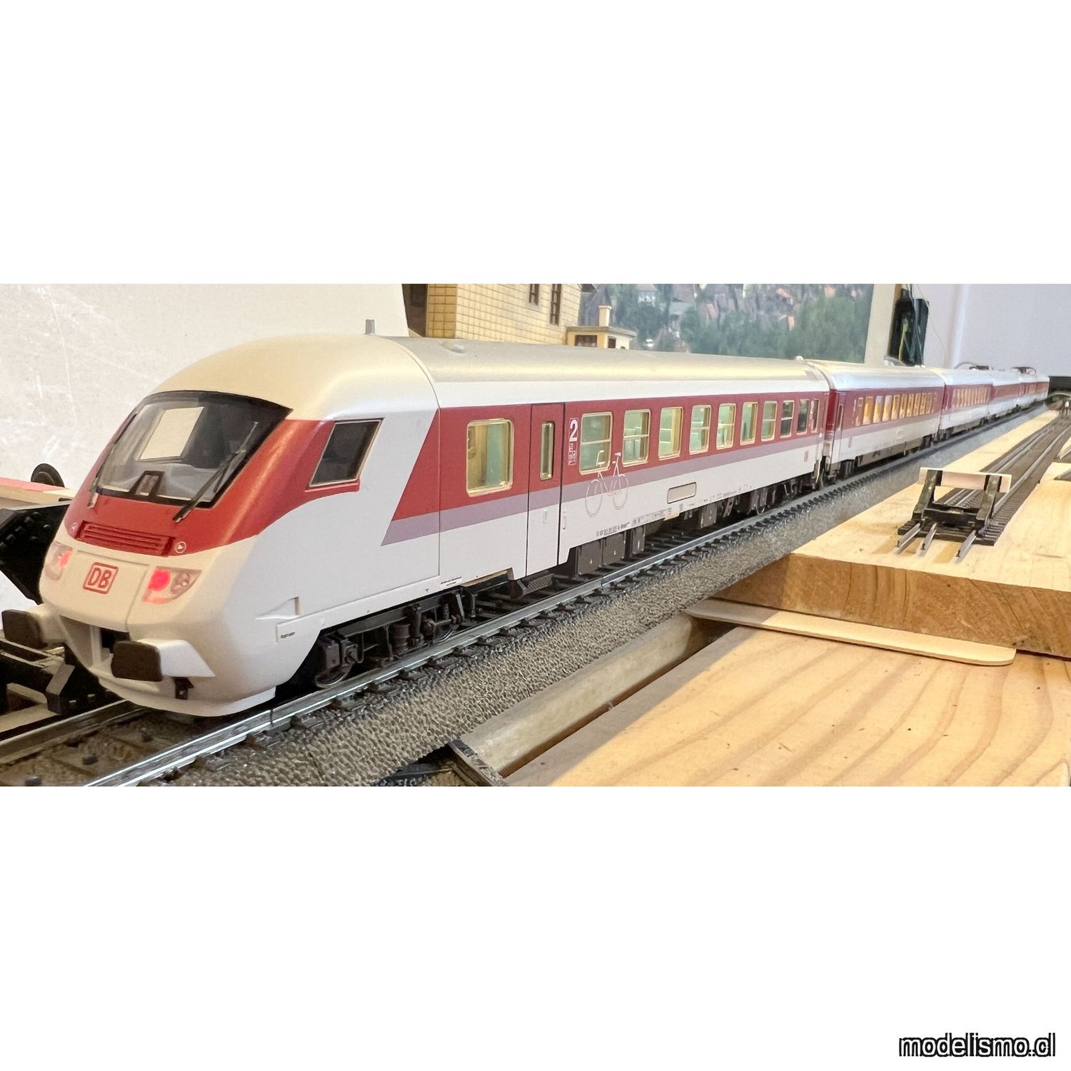 PF Märklin 43301+4227+4226+4248+484+4285 Intercity - usado + luz PF Märklin 43301+4227+4226+4248+484+4285 Intercity - usado + luz