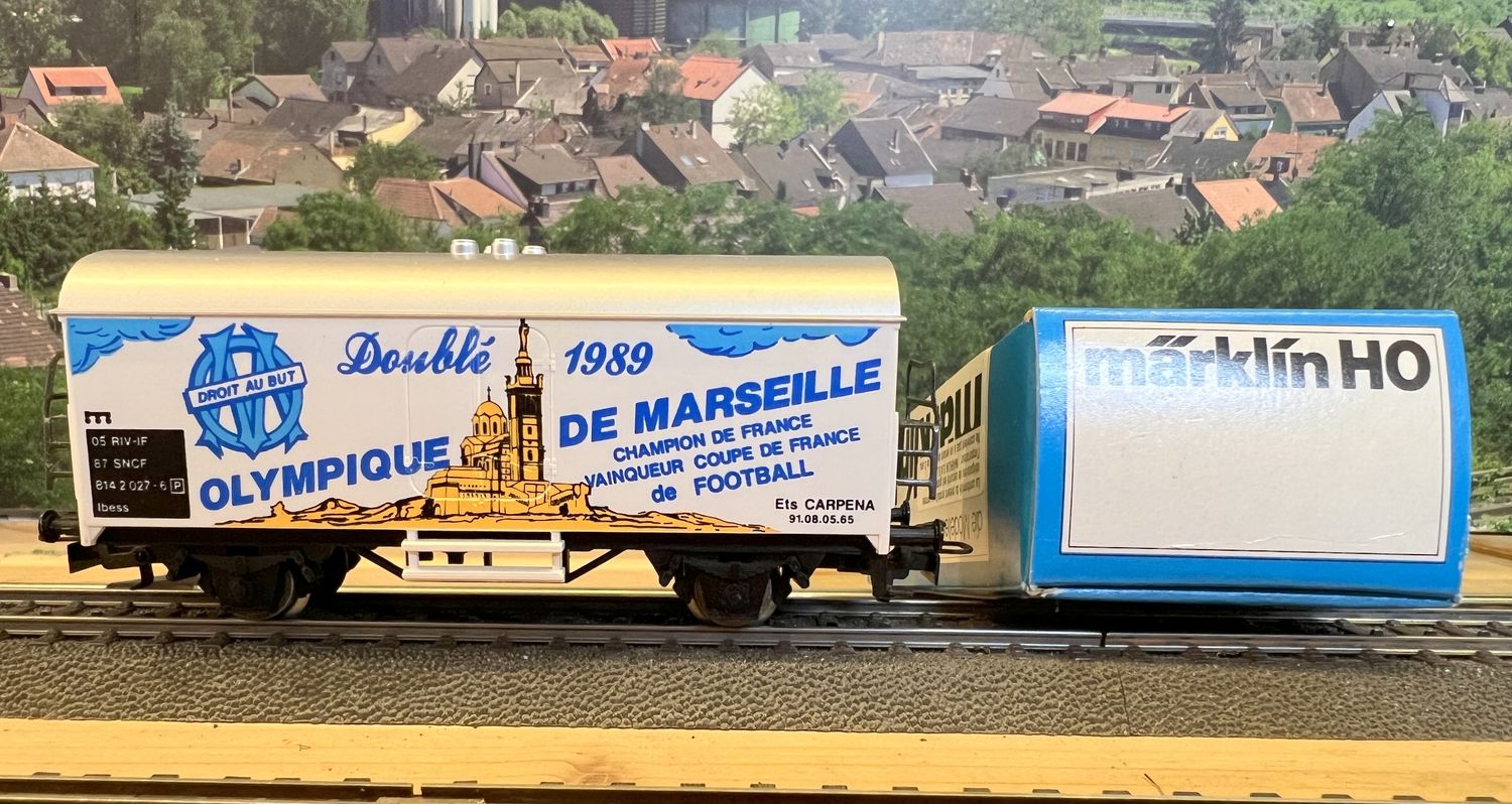 PF Märklin H0 Doublé 1989 Olympique de Marseille - usado