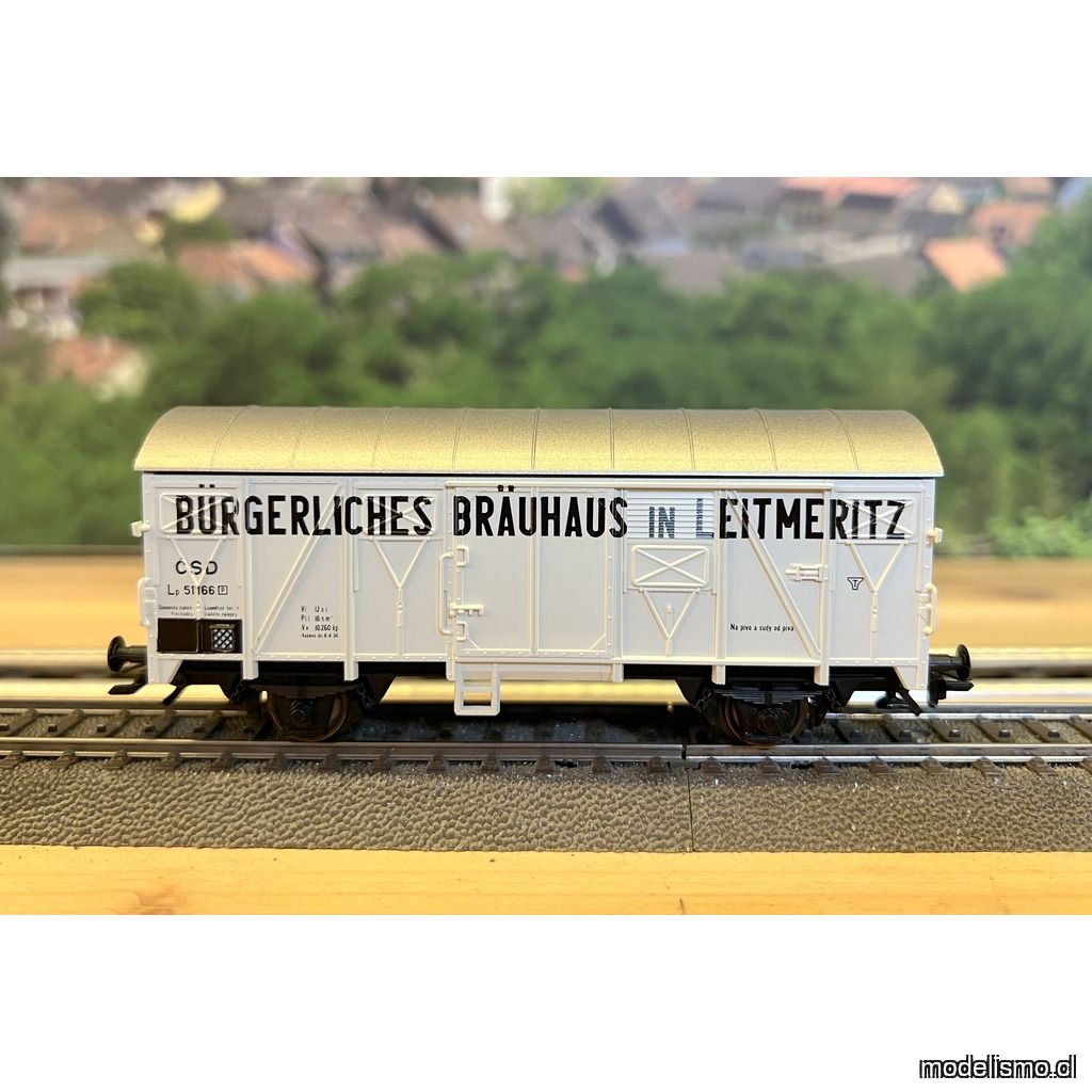 PF Roco H0 Vagón de Bürgerliches Bräuhaus in Leitmeritz - sin caja - usado