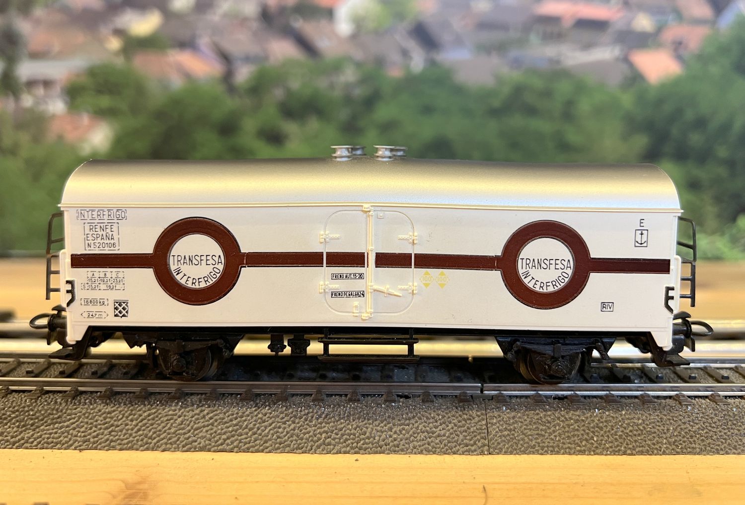 PF Märklin H0 Vagón de Transfesa Interfrigo - sin caja - usado PF Märklin H0 Vagón de Transfesa Interfrigo - sin caja - usado