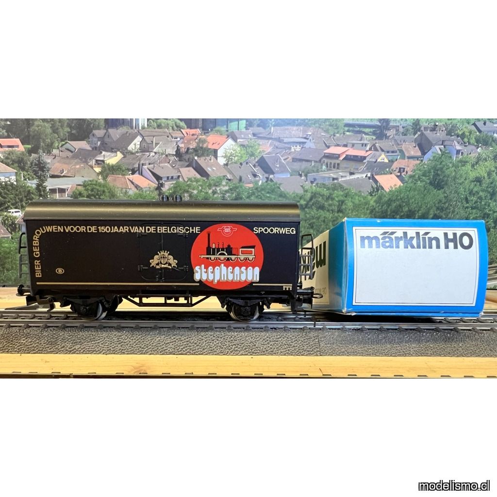 PF Märklin H0 Bier gebrouwen voor de 150Jaar van de belgische stephenson spoorweg - usado