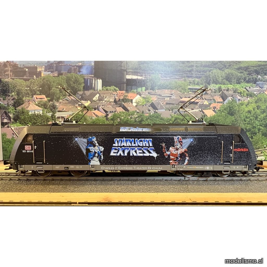 PF Märklin 37373 Locomotora eléctrica BR 101 Starlight Express - AC DCC #34 - usado PF Märklin 37373 Locomotora eléctrica BR 101 Starlight Express - AC DCC #34 - usado