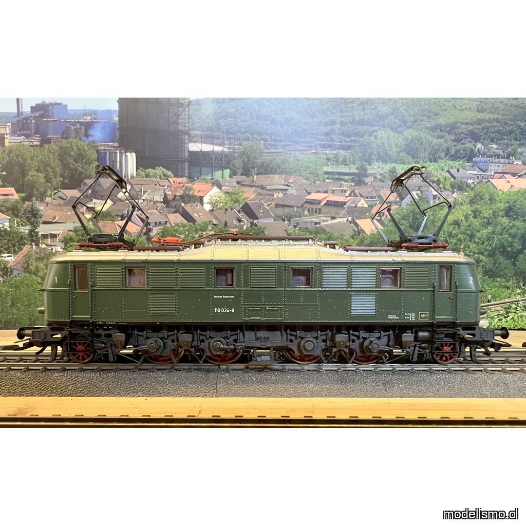 PF Märklin 3637 Locomotora eléctrica BR 118 024-8 carrocería de metal fundido - AC DCC #95 - usado PF Märklin 3637 Locomotora eléctrica BR 118 024-8 carrocería de metal fundido - AC DCC #95 - usado