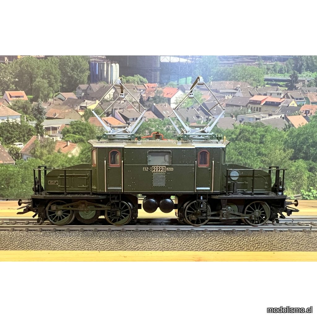 PF Märklin 37481 Locomotora eléctrica EG 2x2/2 - AC DCC#47 - usado