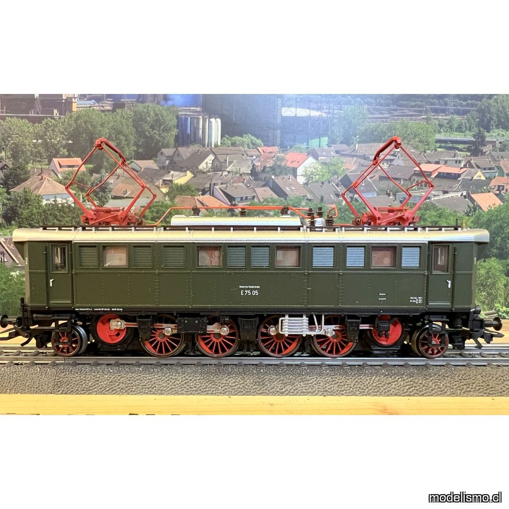 PF Märklin 37750 Locomotora eléctrica E 75 de los Ferrocarriles Federales (DB)  con sonido simple - MM#75 - usado