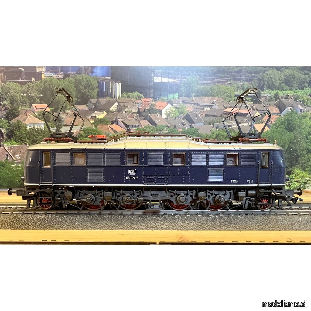 PF Märklin 3368 Locomotora eléctrica BR 118 azul océano - MM#91 - usado