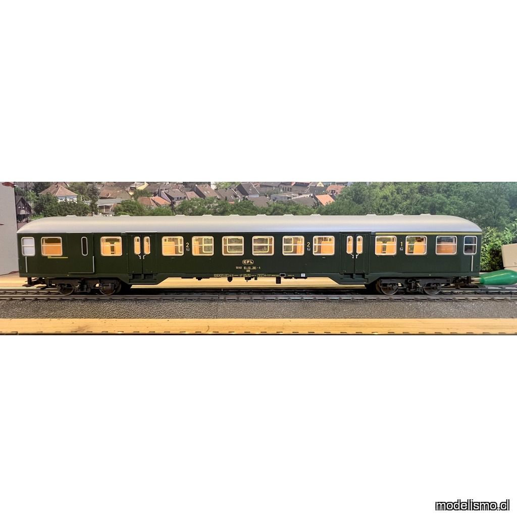 PF Märklin 4126 Nahverkehrswagen m. Gepäckabteil. ABD der CFL 1/2. Kl - usado con luz PF Märklin 4126 Nahverkehrswagen m. Gepäckabteil. ABD der CFL 1/2. Kl - usado con luz