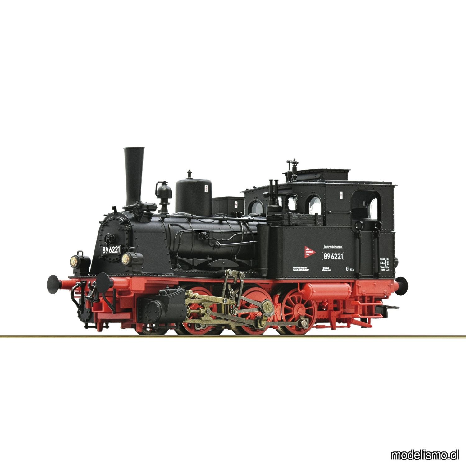 pre orderen Roco 70045 Locomotora de vapor serie 89.70-75, DR pre orderen Roco 70045 Locomotora de vapor serie 89.70-75, DR
