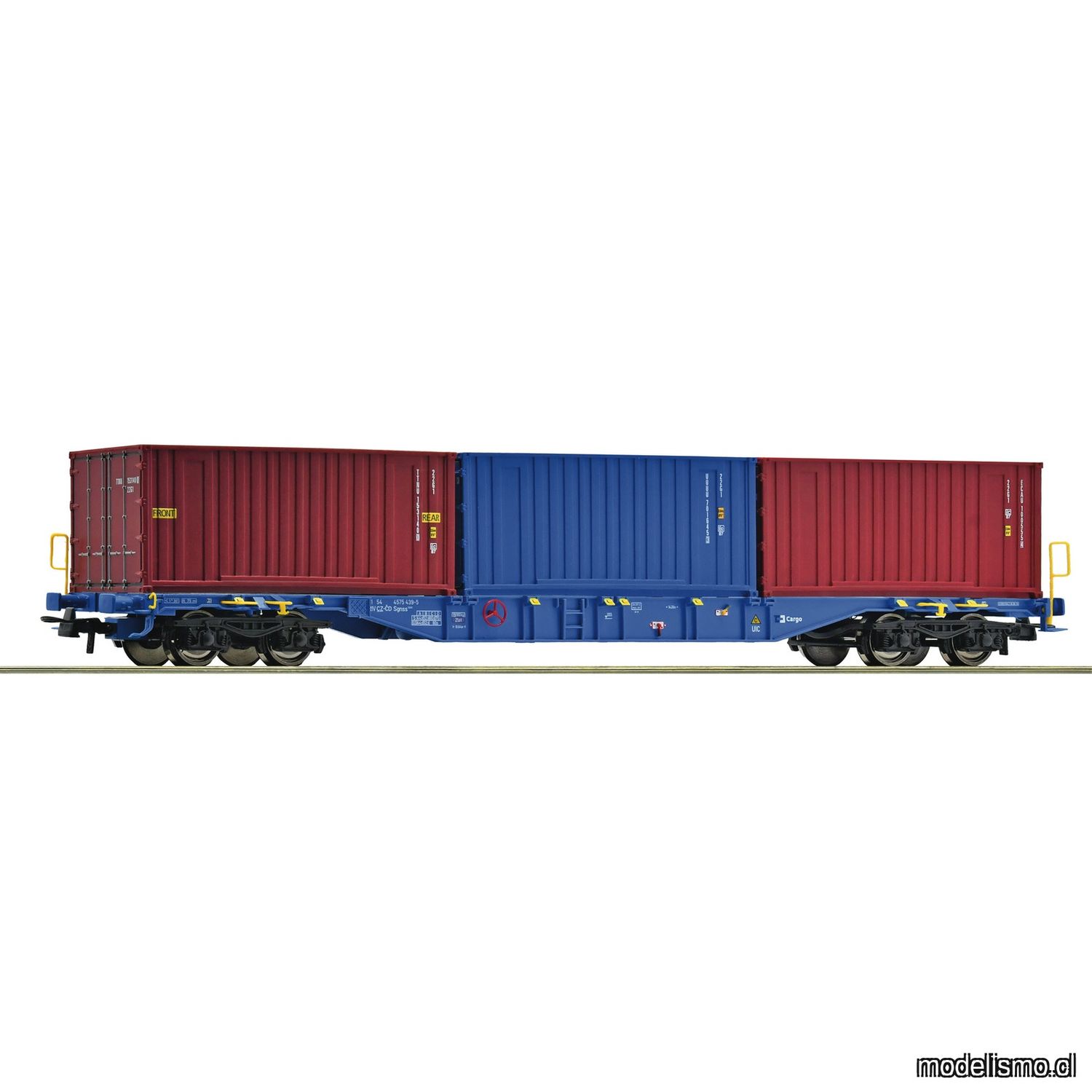 pre orderen Roco 6600145 Vagón portacontenedores, CD Cargo