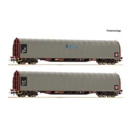 pre orderen Roco 6600159 Set de 2 piezas: Vagones de lonas correderas, CD Cargo
