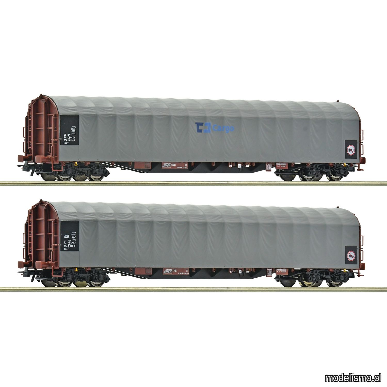 pre orderen Roco 6600159 Set de 2 piezas: Vagones de lonas correderas, CD Cargo pre orderen Roco 6600159 Set de 2 piezas: Vagones de lonas correderas, CD Cargo