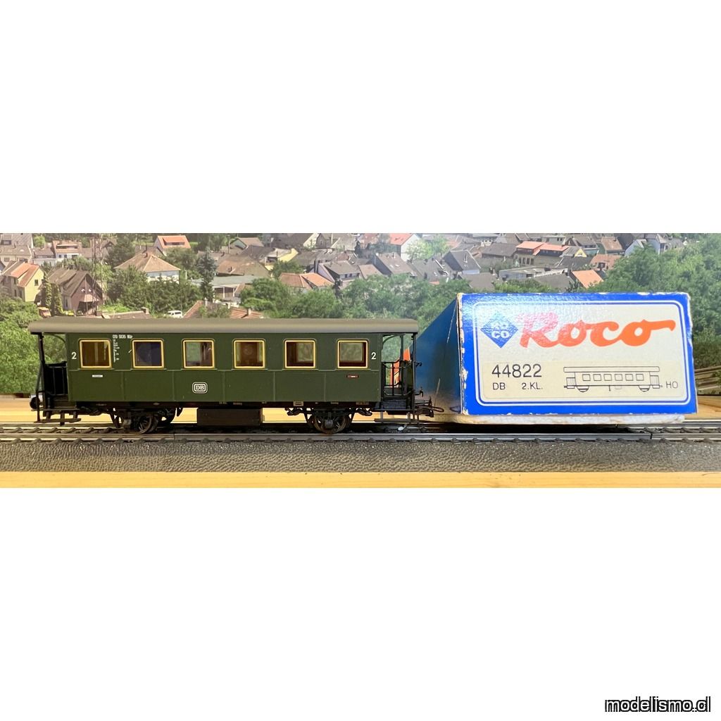 PF Roco 44822 Vagón de pasajeros de segunda clase de DB - usado PF Roco 44822 Vagón de pasajeros de segunda clase de DB - usado
