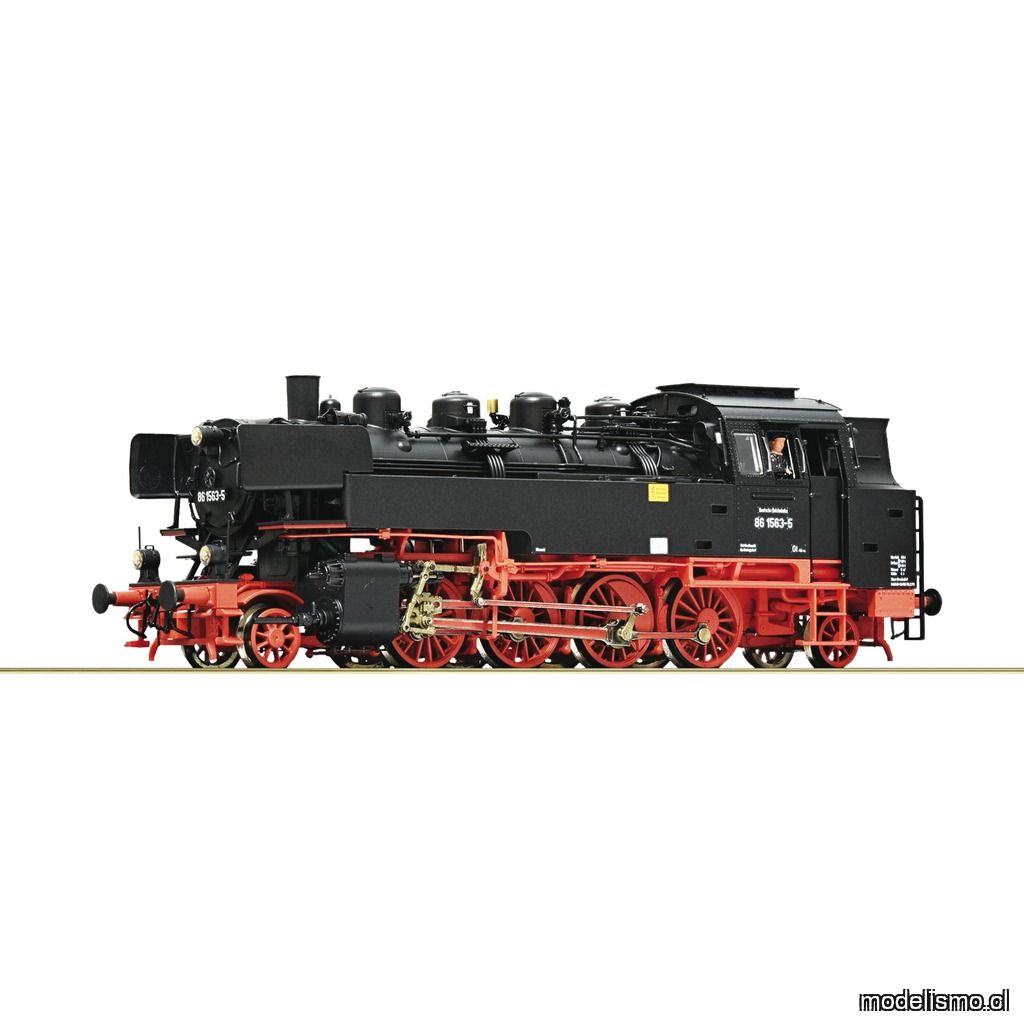 pre orderen Roco 7120032 Locomotora de vapor 86 1563-5, DR con sonido para Märklin