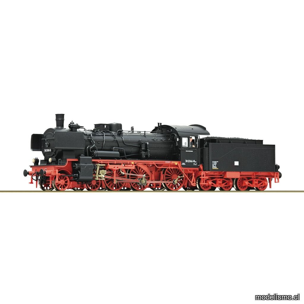 pre orderen Roco 7120045 Locomotora de vapor 38 2566-8, DR con sonido para Märklin