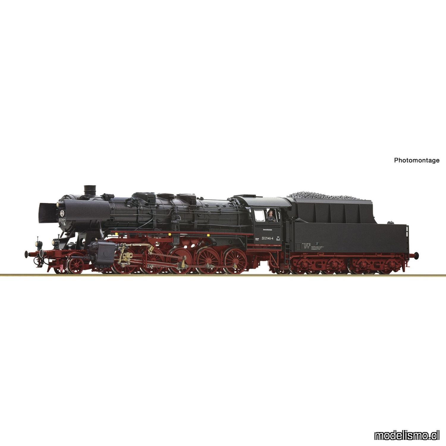 pre orderen Roco 7120039 Locomotora de vapor 50 2146-4, DR con sonido para Märklin pre orderen Roco 7120039 Locomotora de vapor 50 2146-4, DR con sonido para Märklin