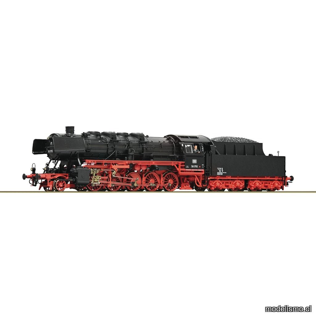 pre orderen Roco 7120046 Locomotora de vapor 50 1751, DB con sonido para Märklin pre orderen Roco 7120046 Locomotora de vapor 50 1751, DB con sonido para Märklin