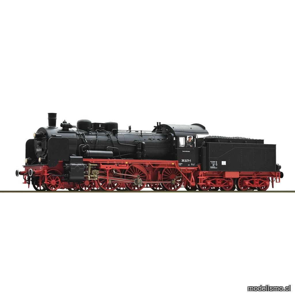 pre orderen Roco 71381 Locomotora de vapor 38 2471-1, DR pre orderen Roco 71381 Locomotora de vapor 38 2471-1, DR