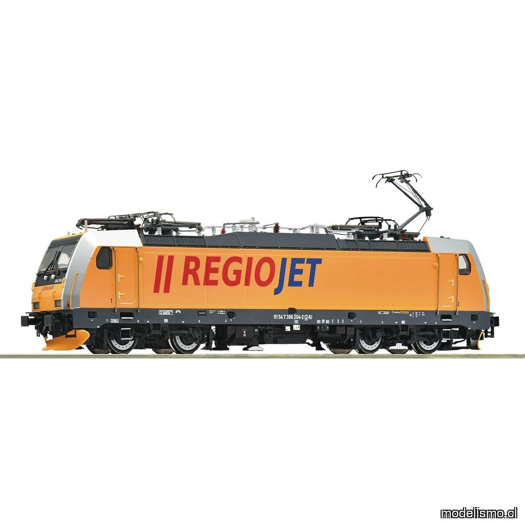 pre orderen Roco 7510102 Electric locomotive 386 204-2, Regiojet con sonido