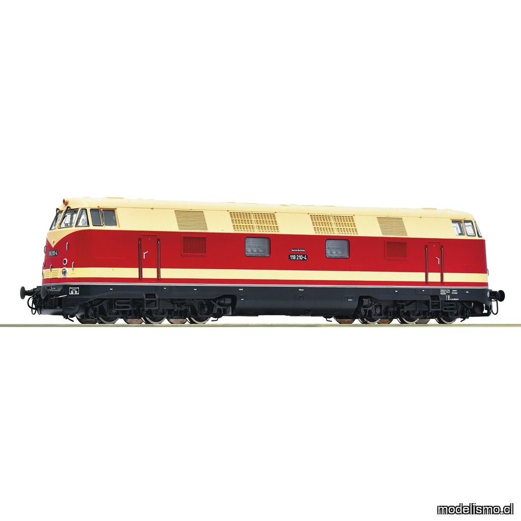 pre orderen Roco 7320060 Diesel locomotive 118 210-4, DR con sonido para Märklin pre orderen Roco 7320060 Diesel locomotive 118 210-4, DR con sonido para Märklin
