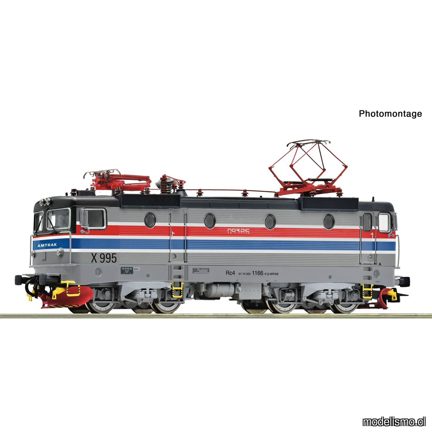 pre orderen Roco 7510210 Locomotora eléctrica Rc 4 1166, NRFAB con sonido pre orderen Roco 7510210 Locomotora eléctrica Rc 4 1166, NRFAB con sonido