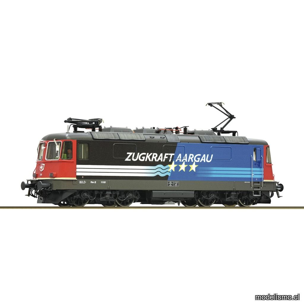 pre orderen Roco 7520123 Electric locomotive Re 4/4 II 11181 "Zugkraft Aargau", SBB con sonido para Märklin