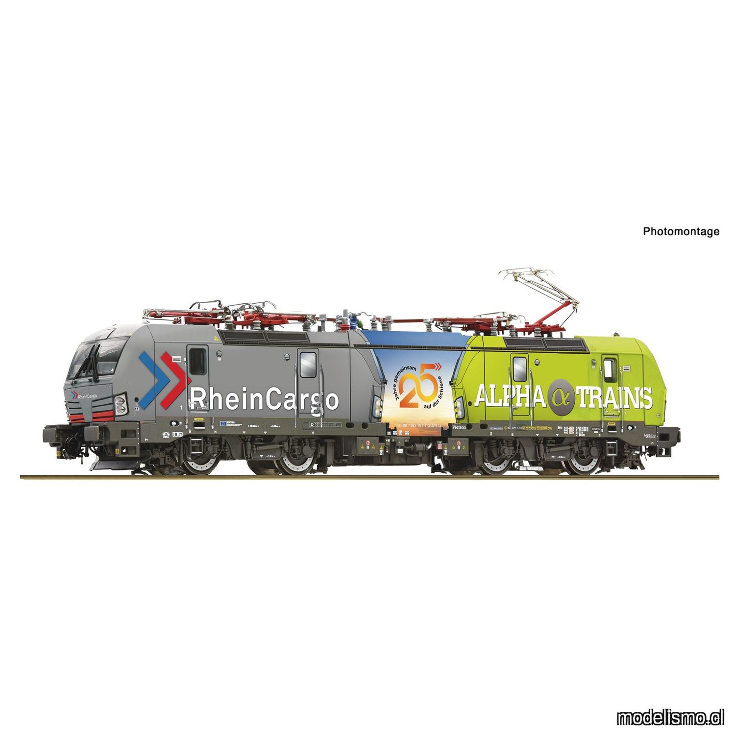 pre orderen Roco 7520185 Locomotora eléctrica 7193 101-1, Alpha Trains/Rheincargo con sonido para Märklin pre orderen Roco 7520185 Locomotora eléctrica 7193 101-1, Alpha Trains/Rheincargo con sonido para Märklin