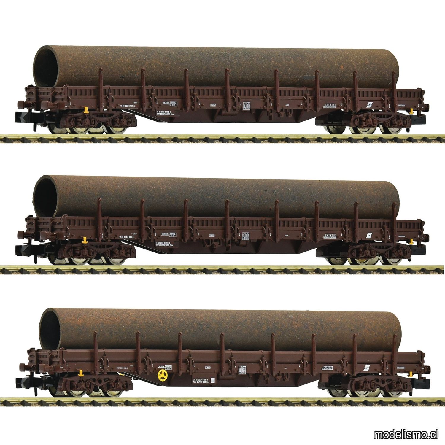 pre orderen Fleischmann 6660142 Set de 3 piezas (1): Tren de acero, ÖBB pre orderen Fleischmann 6660142 Set de 3 piezas (1): Tren de acero, ÖBB