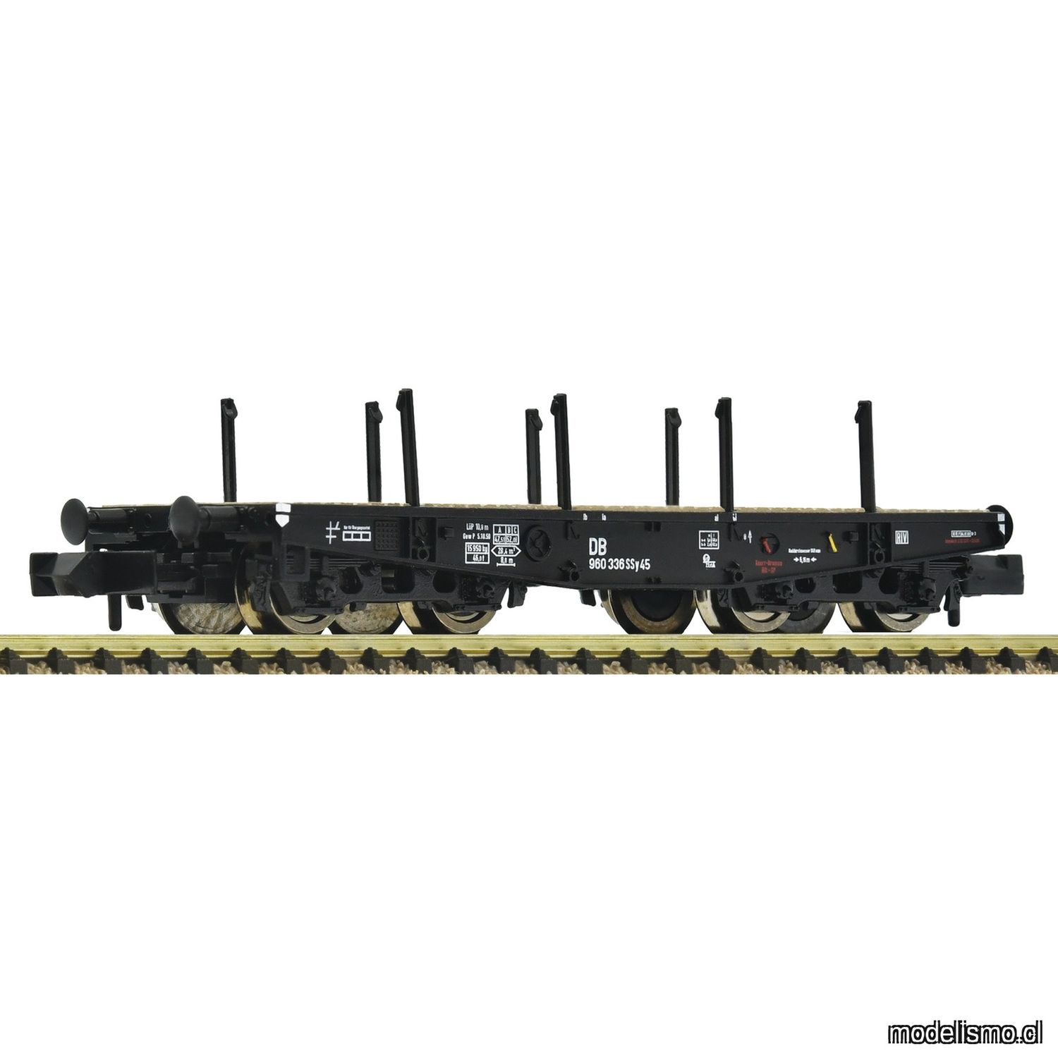 pre orderen Fleischmann 845604 Vagón de plataforma para cargas pesadas, DB pre orderen Fleischmann 845604 Vagón de plataforma para cargas pesadas, DB