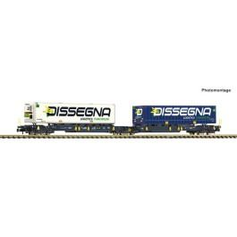 pre orderen Fleischmann 825029 Articulated double-pocket wagon T2000, Wascosa pre orderen Fleischmann 825029 Articulated double-pocket wagon T2000, Wascosa