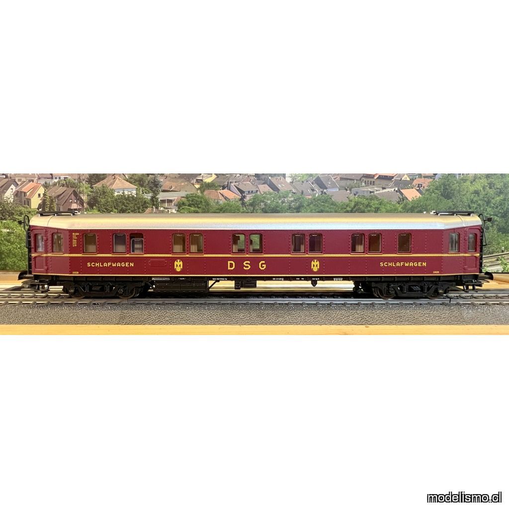 PF Roco 44452 Coche cama DSG Hecht tipo WLB4ü DB era 3 para Märklin - usado