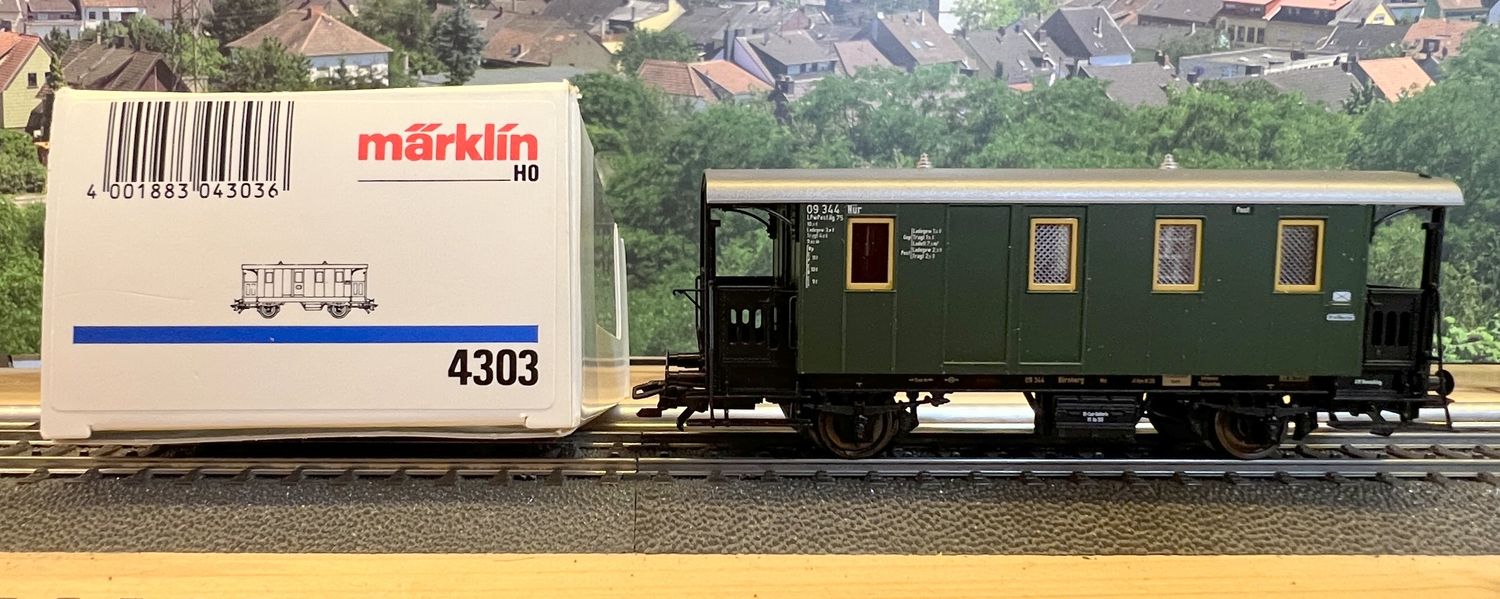 PF Märklin 4303 Postwagen - usado PF Märklin 4303 Postwagen - usado