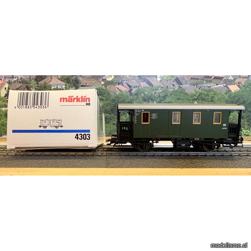 PF Märklin 4303 Postwagen - usado PF Märklin 4303 Postwagen - usado
