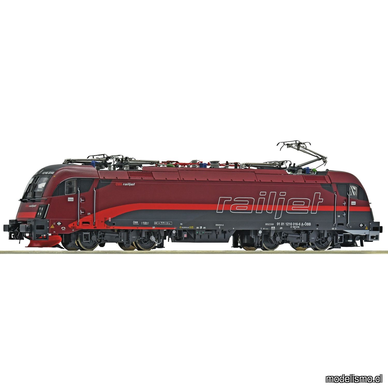 pre orderen Roco 7520182 Locomotora eléctrica 1216 016-6 "Railjet", ÖBB con sonido para Märklin pre orderen Roco 7520182 Locomotora eléctrica 1216 016-6 "Railjet", ÖBB con sonido para Märklin