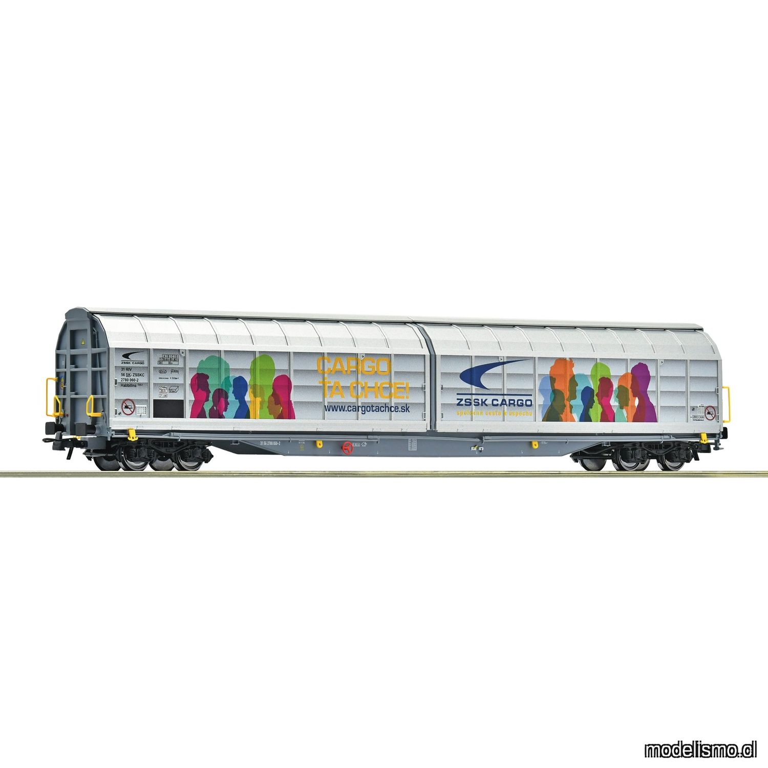 pre orderen Roco 6600225 Vagón de paredes correderas, ZSSK Cargo pre orderen Roco 6600225 Vagón de paredes correderas, ZSSK Cargo
