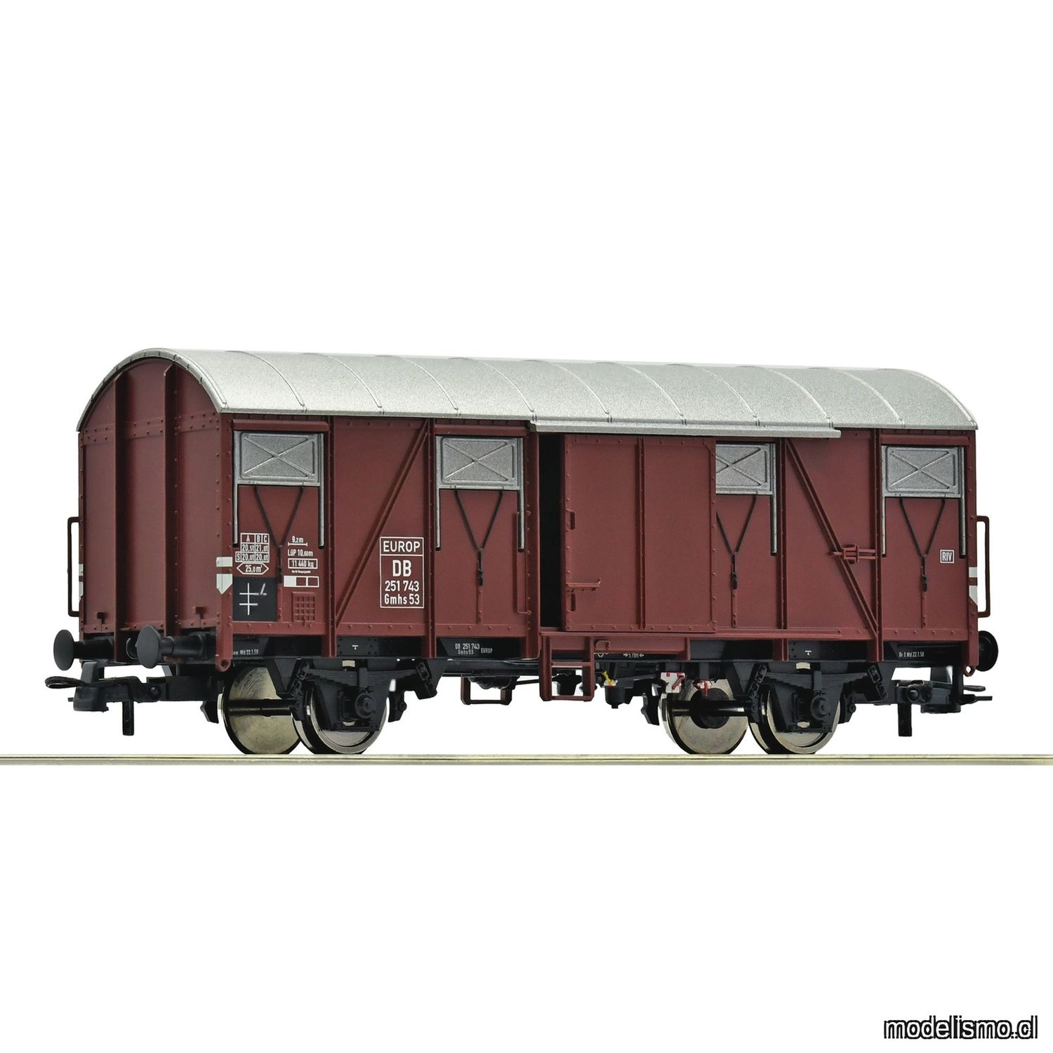 pre orderen Roco 6600274 Vagón de mercancías cubierto, DB