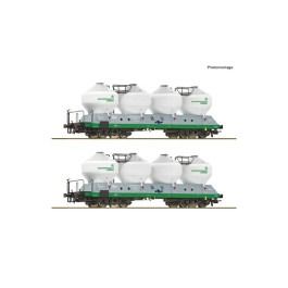 pre orderen Roco 6600237 Set de 2 piezas: Vagones silo, CD