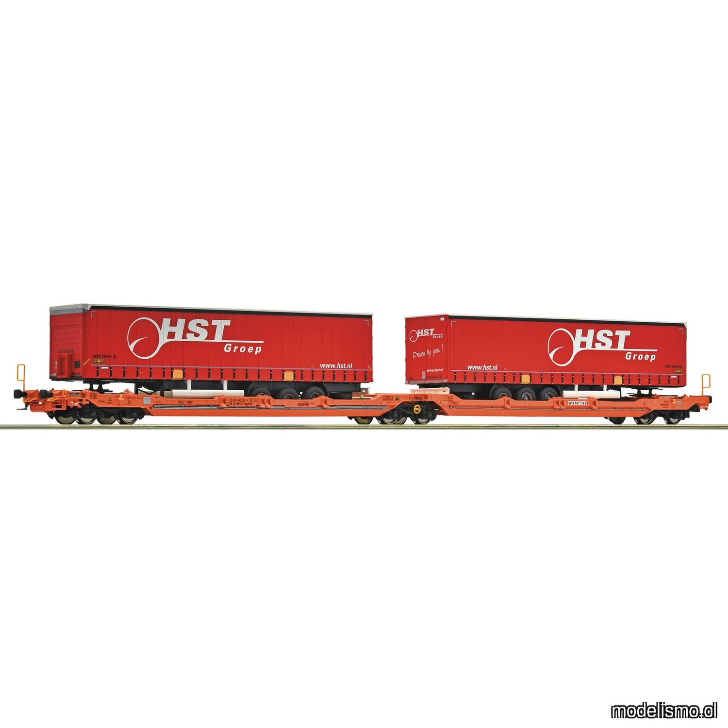 pre orderen Roco 6600260 Vagón canguro doble articulado T3000e, Wascosa pre orderen Roco 6600260 Vagón canguro doble articulado T3000e, Wascosa