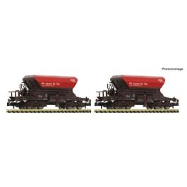 pre orderen Fleischmann 6660157 Set de 2 piezas: Vagones Talbot para transporte de balasto, ÖBB Infra